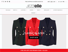 Tablet Screenshot of jezzelle.com